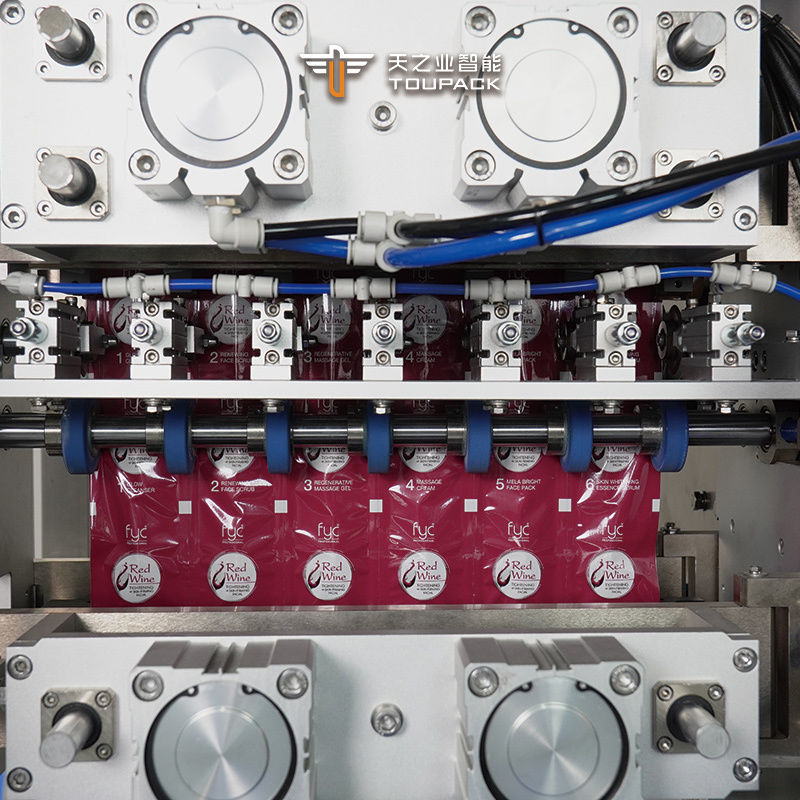 자동 멀티 레인 사셰 포장 멀티 레인 트랙 케첩 액체 사셰 포장 기계 멀티 레인 꿀 사셰 포장 기계