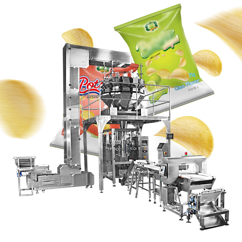 Full Automatic 220V Multihead Weigher Packing Machine with 1 Year Warranty for Granule Filling