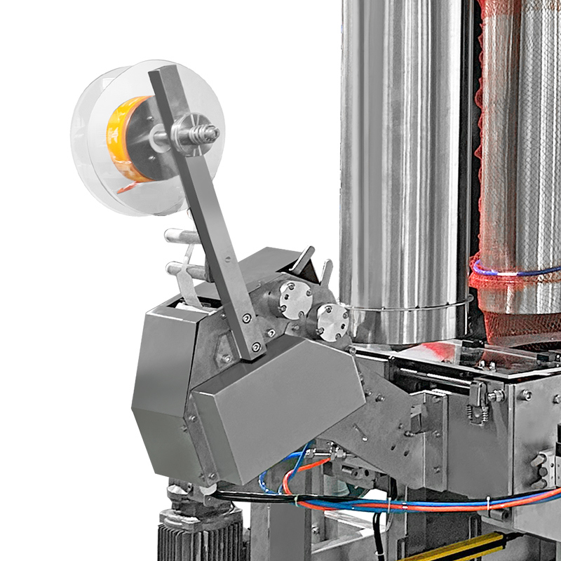 채소 감자 오렌지 과 과일을 위한 완전 자동 네트워크 가방 망 가방 포장 및 무게 기계