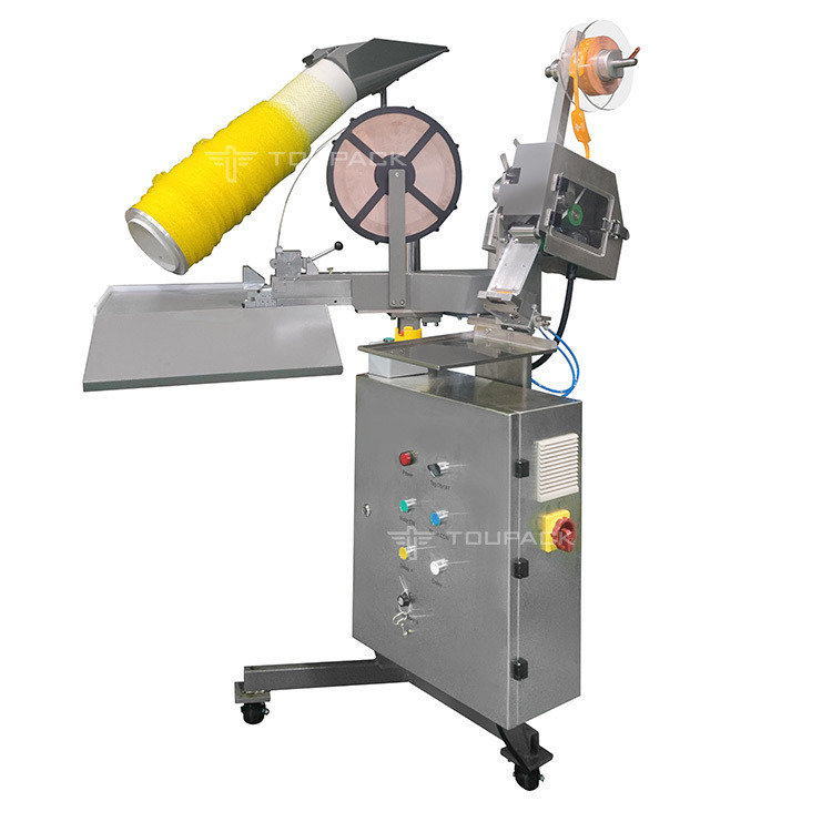 마늘 망사 백 포장기 (스테이플러 방식) 반자동 생강 망사 백 클립 포장기