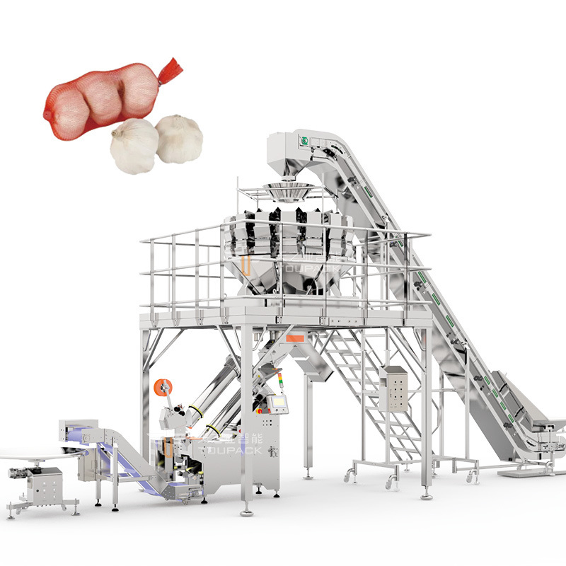 자동 감자 망 가방 포장 기계/진저 망 가방 포장 기계/시트루스 과일 망 가방 포장 기계 슈퍼마켓