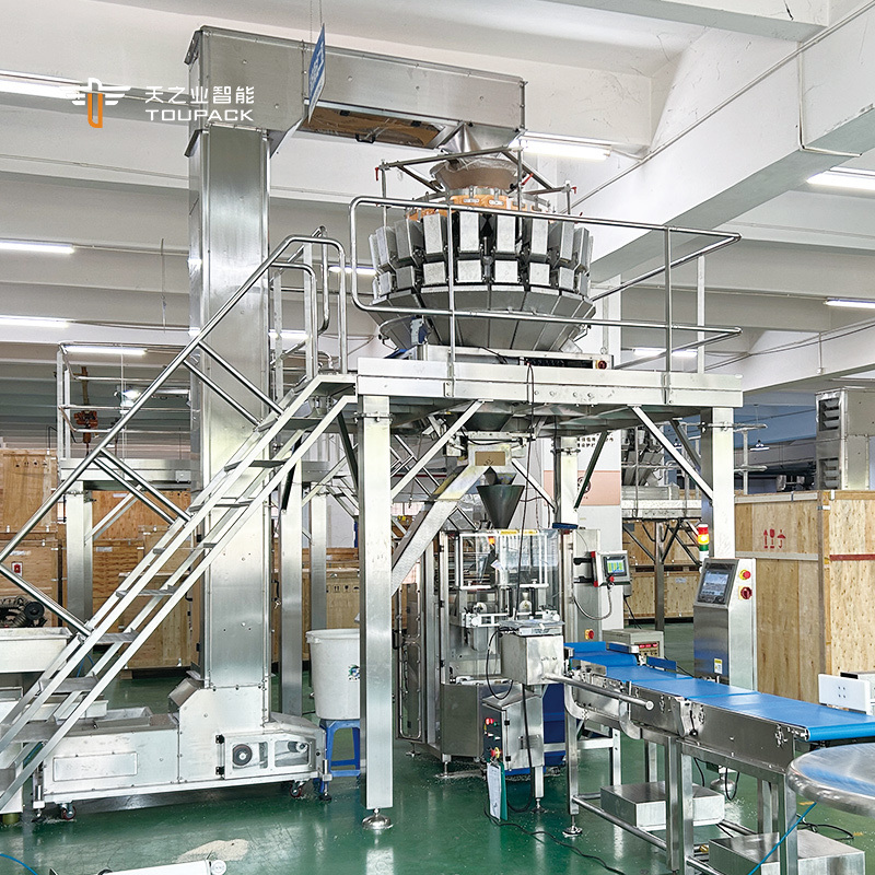 Automatic Multi-Weigher Vertical Packaging Machine For Snack And Biscuit Packaging For Dried Fruit