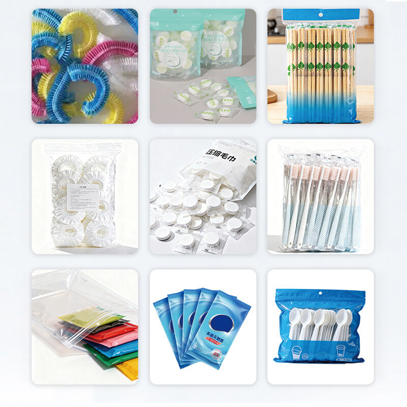 제습제 정제용 VFFS 포장기, 사전 제작 파우치 포장기, 멀티헤드 계량기 포함