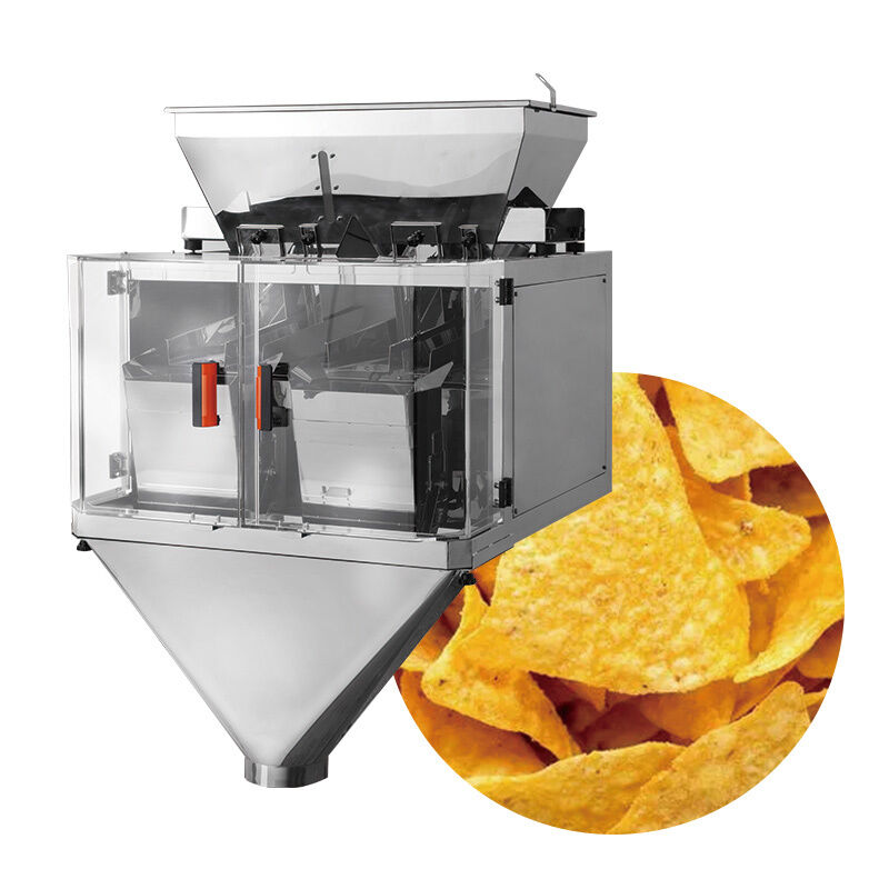 Linear Weigher Packaging Line Automatic Rice Sugar Salt Bean Packaging Machine Granule Weighing And Packing System