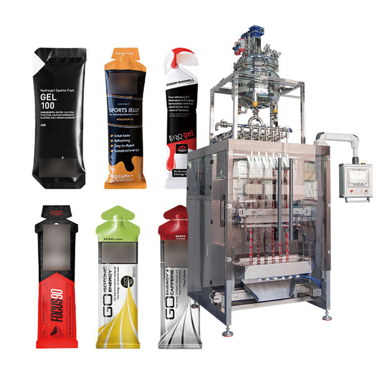 自動多列小袋液体ペースト包装マスタードサラダエビオイスターソース包装機