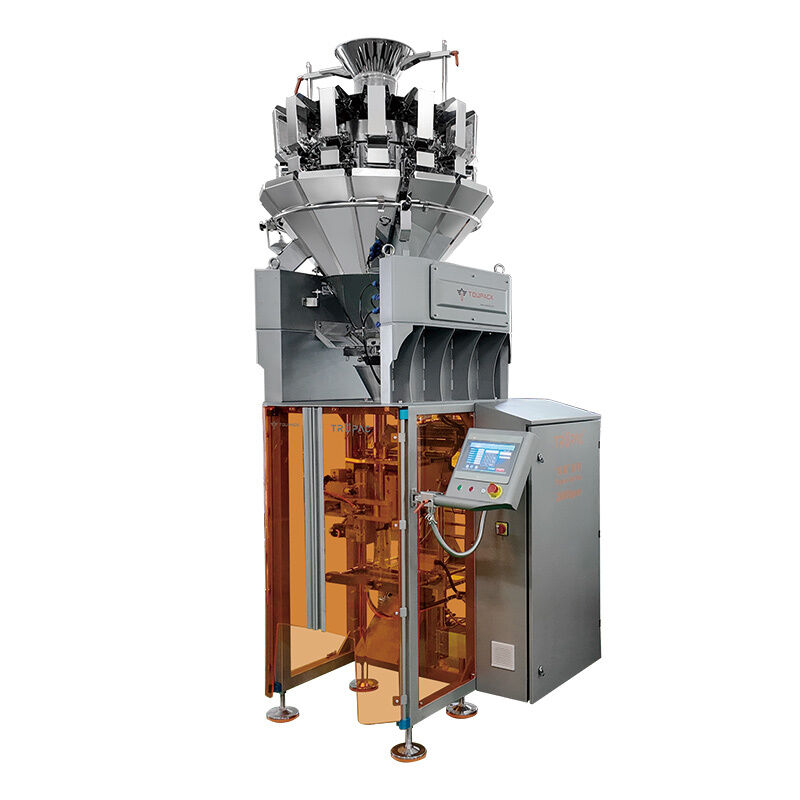 스낵, 견과류, 과립 5-200g용 자동 베개 포장기, 고속 식품 포장 장비