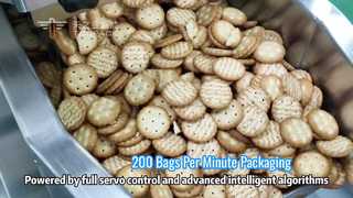과립 및 스낵 제품용 200g-1000g 자동 수직 포장 기계