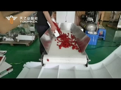 TOUPACK 과일 멀티헤드 가중기 선홍색 선 충진 생산 라인 칭량과 패키징 머신