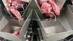 까다로운 음식 고기 곤포기를 충전하는 자동 스크류 피더 조합 가중기